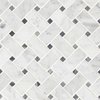 Msi Carrara White Basketweave 12 In. X 12 In. X 8Mm Honed Marble Mesh-Mounted Mosaic Tile, 10PK ZOR-MD-0339